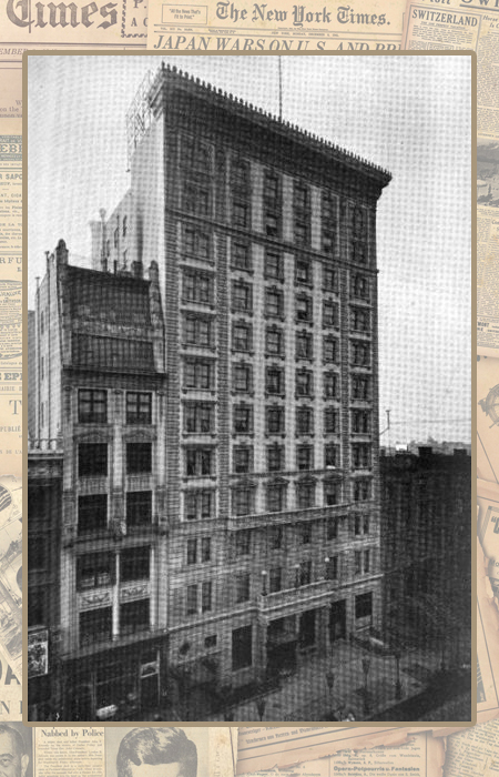 Отель Herald Square в начале XX века.