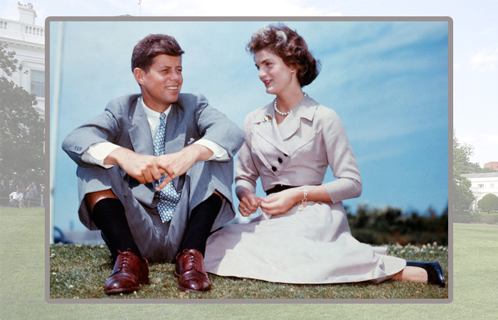 Джон и Жаклин Кеннеди.
