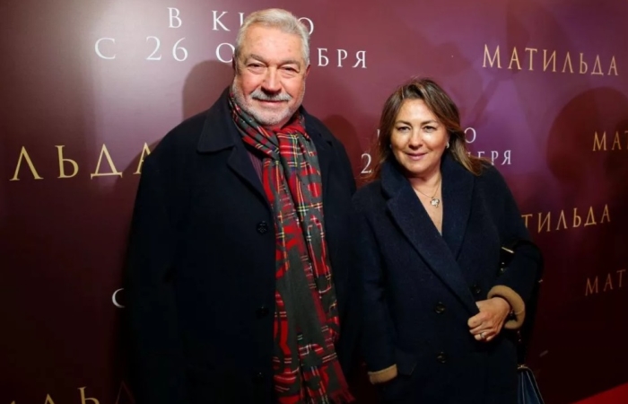 Юлий Гусман с женой. / Фото: www.film.ru