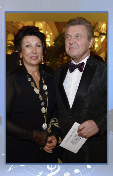 Лев Лещенко с женой Ириной Багудиной.