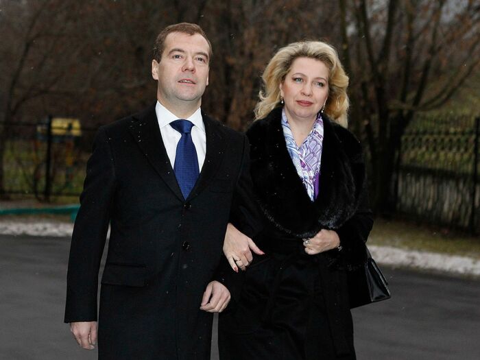 Дмитрий и Светлана Медведевы. / Фото: www.uznayvse.ru