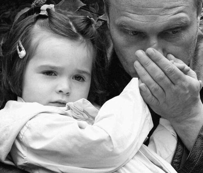 Александр Балуев с дочерью. / Фото: www.krestyanka.com