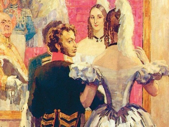 история брака Пушкина и Гончаровой. Фото источник: m.fotostrana.ru