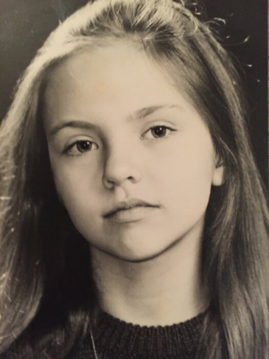 Надя Ручка в детстве./Фото из личного архива