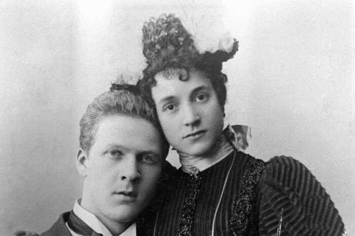Федор Шаляпин с женой. Источник фото: fishki.net