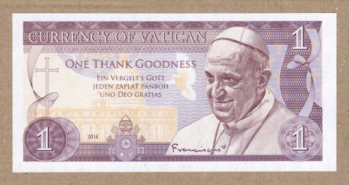 валюта Ватикана./ Фото источник pinimg.com