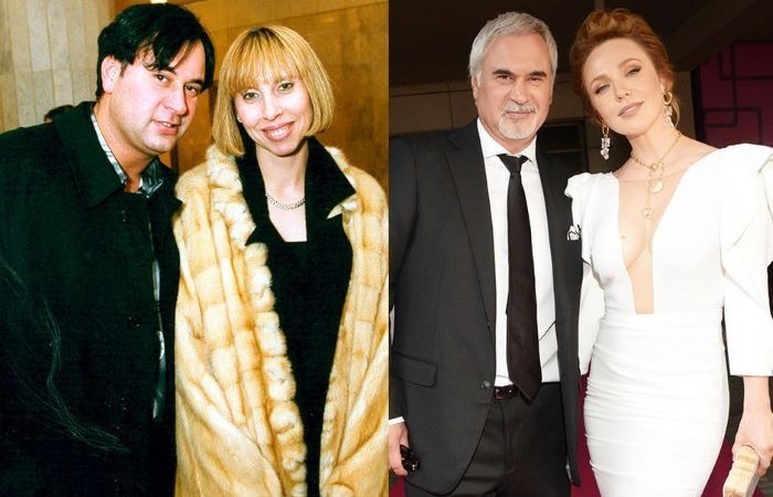 Валерий Меладзе с бывшей женой Ириной/Валерий Меладзе и Альбина Джанабаева