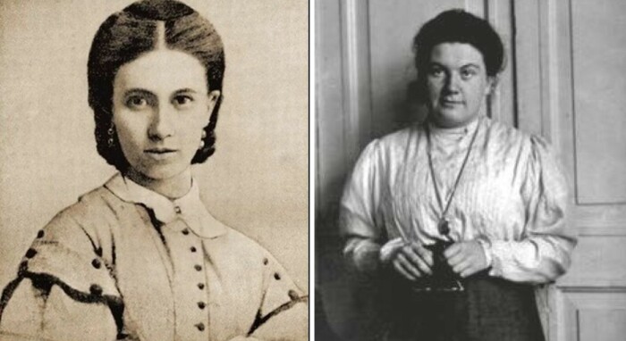 На фото слева - Софья Толстая, справа Александра.