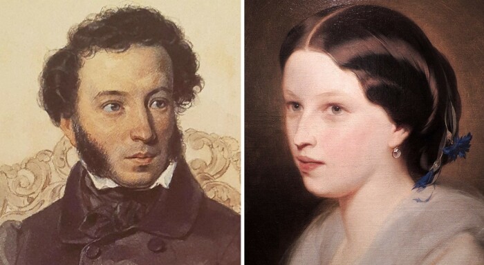 «Жена моя имела неловкость разрешиться маленькой литографией с моей особы» - кокетливо говорил о дочери Пушкин.
