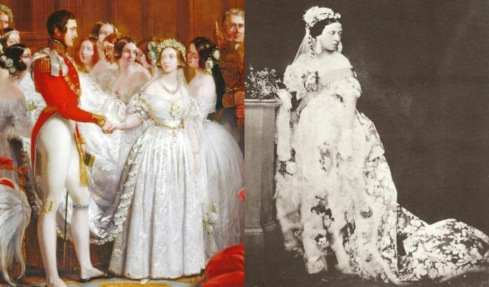 Королева виктория в свадебном платье
