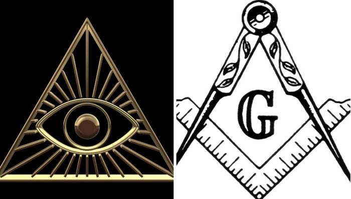 L’« Œil qui voit tout », ainsi que la boussole et l’équerre sont les symboles les plus célèbres des francs-maçons.