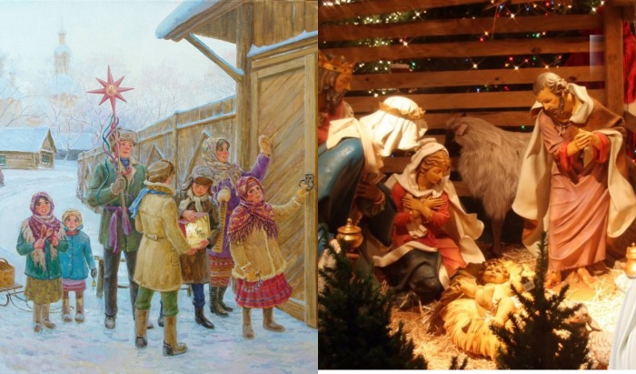 После Крещения Руси языческий праздник Коляды объединился с Рождеством Христовым