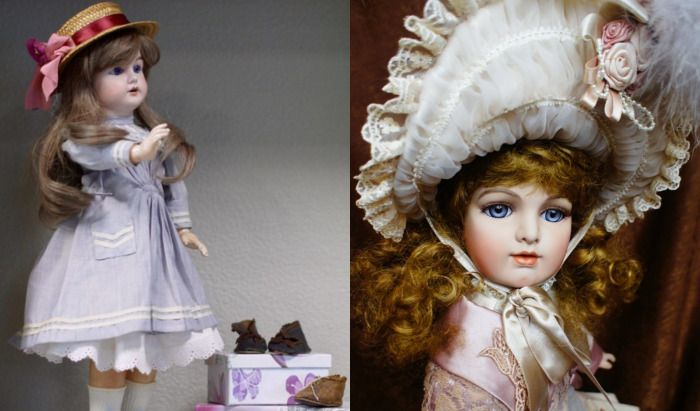 В основном французские фарфоровые куклы изготавливаются в единичном экземпляре на заказ, поэтому их цена довольно высока