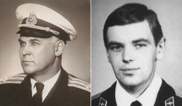 Слева — Валентин Михайлович Ковальчук, справа — Юрий Валентинович