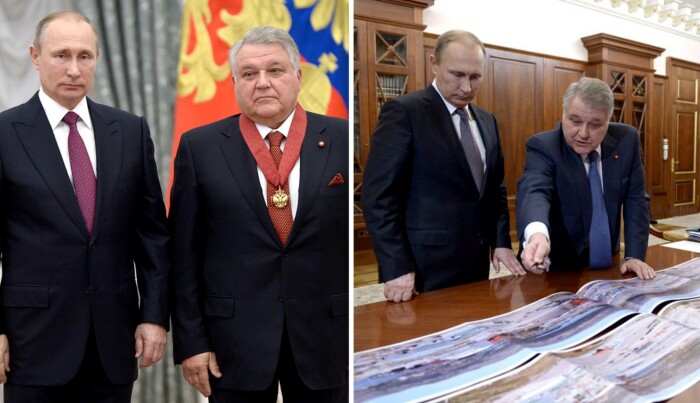 Владимир Путин и Михаил Ковальчук