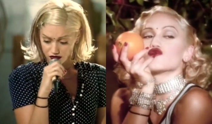 Отрывки из клипа на песню «Don't Speak» - самого известного трека группы «No Doubt»