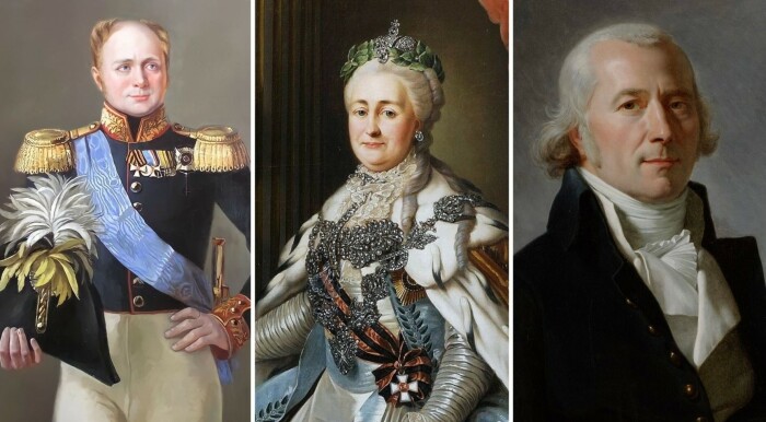 Воспитанием и образованием Александра I занималась его бабушка, императрица Екатерина II, которая выбрала в наставники своему внуку швейцарского генерала Фредерика Лагарпа