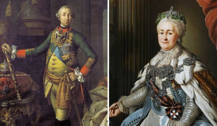 Брак немецкой принцессы и Петра III закончился трагической смертью императора, после чего началось правление великой императрицы Екатерины II.
