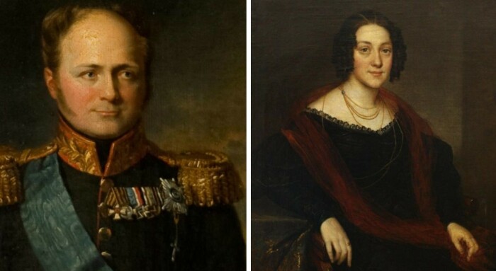 Мария Нарышкина и Александр I.