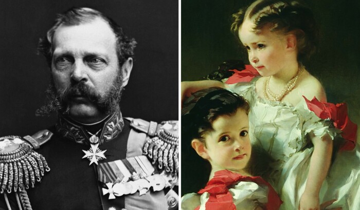 Мог ли подумать Александр II, увидев это милое детское фото сестер Перовских, что одна из этих девочек в будущем станет одной из его убийц.