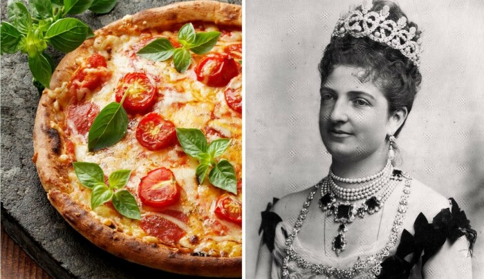 Королеве Маргарите Савойской понравился не только вкус пиццы, но и то, что она выполнена в цветах итальянского флага