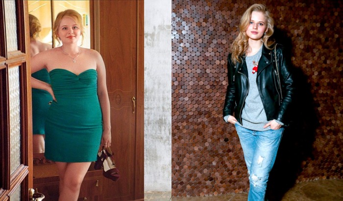 В комедии «Я худею» Александра Бортич начинала съемки в образе закомплексованной толстушки, а концу фильма должна была похудеть