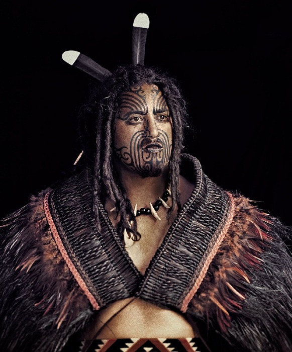 Вождь одного из племен маори. Современная реконструкция. / Фото: twitter.com
