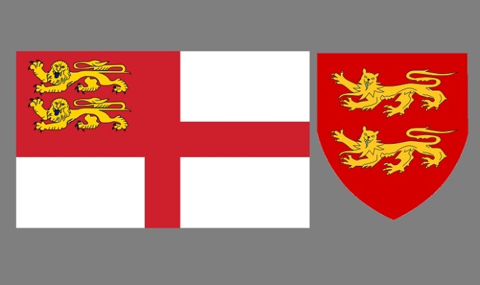 Флаг и герб острова Сарк / Источник: wikipedia.org