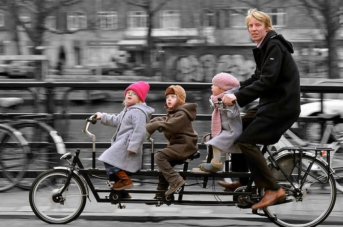 Для голландцев семья на первом месте, а количество детей чаще 3-4. / Фото:minsk-amsterdam.com
