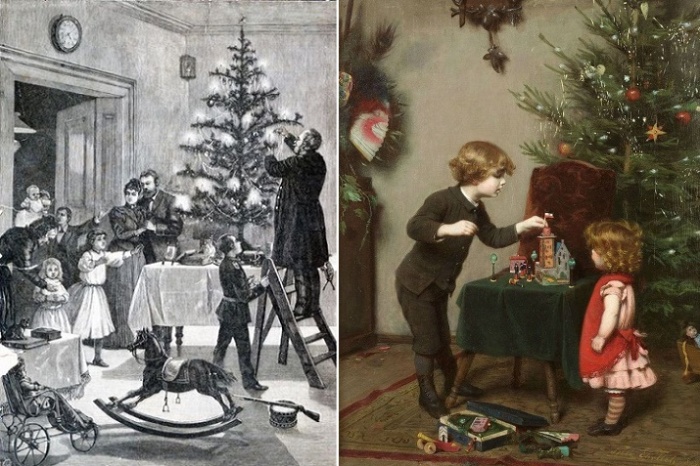В царской России дети бедняков могли только мечтать о новогодней елке.