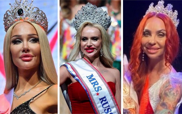 А эти страшные красотки (Мисс Москва, Мисс Россия и Мисс Крым) из России.
