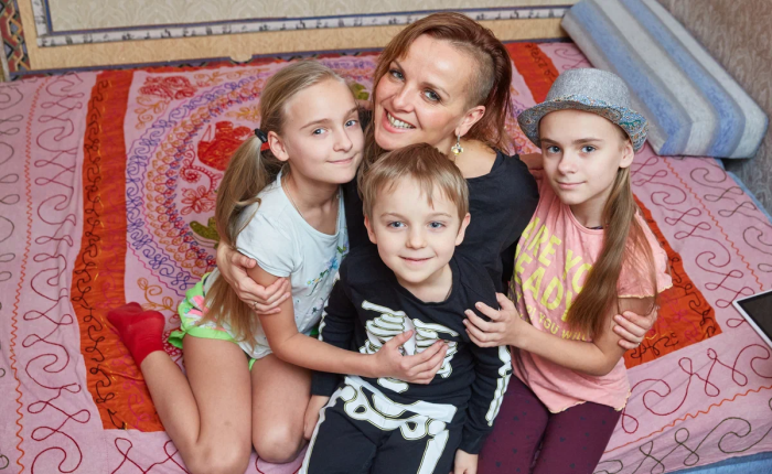 Макарова с детьми /Фото:dzen.ru