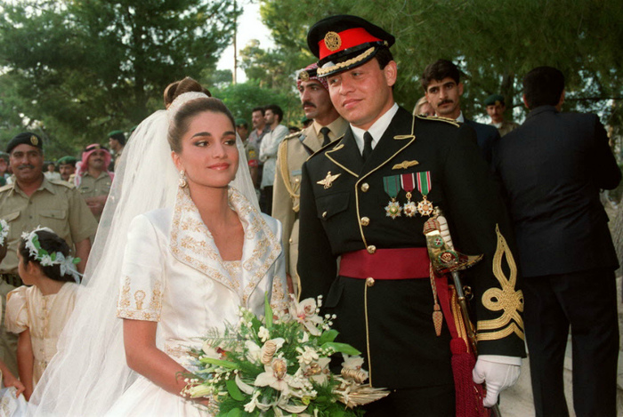 Свадебная церемония Рании и принца Абдаллы. Фото: https://www.thevoicemag.ru