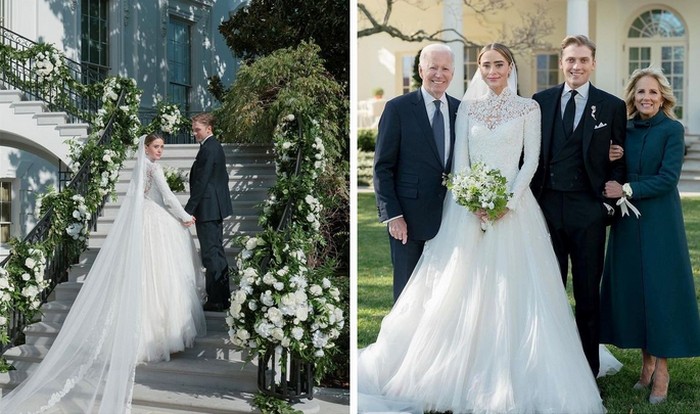 В ноябре 2022 года Наоми Байден вышла замуж за Питера Нила, свадьбу с которым сыграли в Белом доме.