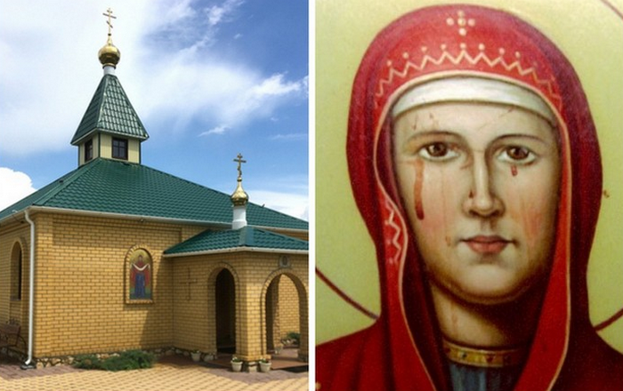 В Волгоградской области в храме Святого Николая Чудотворца замироточили все иконы.