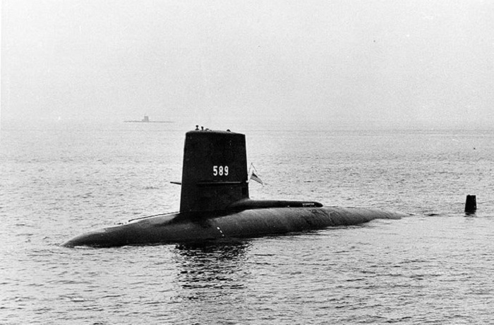 Американская субмарина USS Scorpion, 1963 год / Фото: hisutton.com