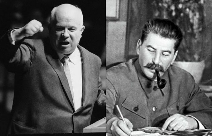 Никита Хрущёв / Иосиф Сталин.