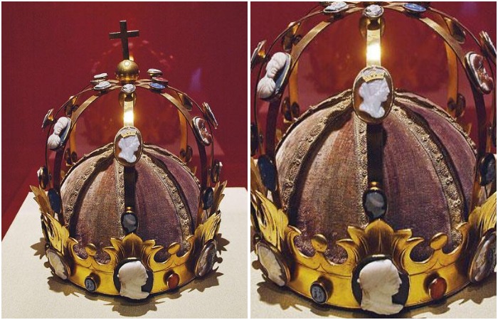 «Корона Карла Великого», которой короновался Наполеон I.