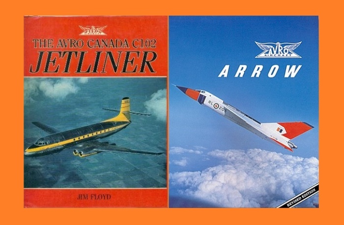 Обложки рекламных буклетов компании Avro Canada Aircraft.