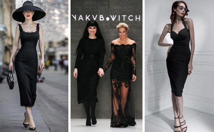 Изюминкой коллекции бренда YAKUBoWITCH являются черные платья.