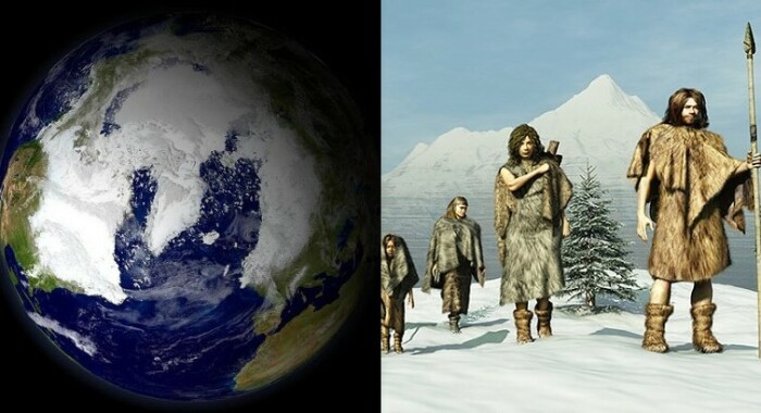 Климат вынудил homo sapiens мигрировать из экваториального региона ближе к полюсам.