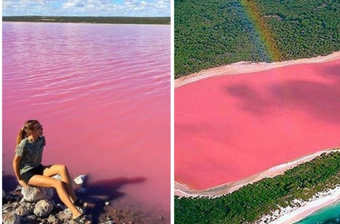 Хиллер - розовое озеро