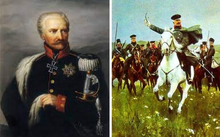 Поговаривали, что прадеда маршала крестьянина Феклиста прозвали Блюхером в честь отважного фельдмаршала фон Блюхера, разбившего Наполеона под Ватерлоу. 