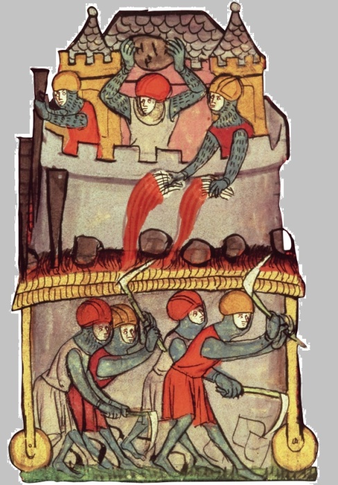 Подземные войны. Средневековый рисунок / Фото: researchgate.net