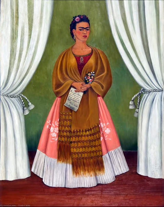 Фрида Кало, Автопортрет, 1937 год. / Фото: ru.artsdot.com