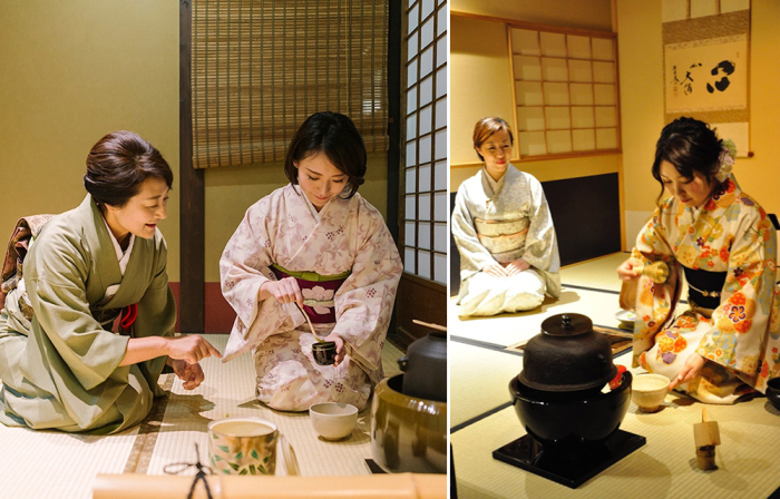 В Японии существуют специальные школы для изучения тонкостей чайной церемонии.