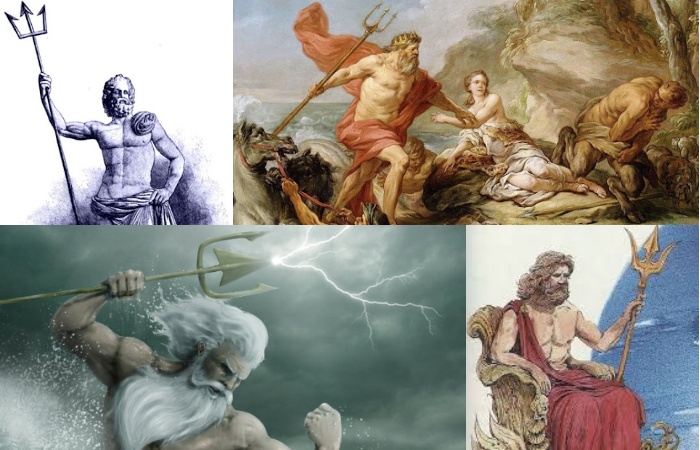 Посейдон был одним из ведущих божеств наравне с Зевсом и Аидом.