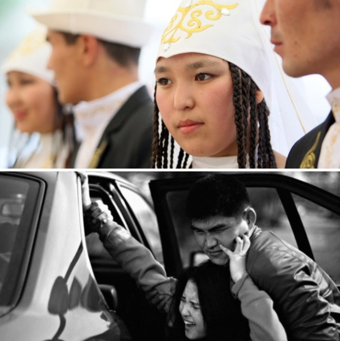 Заключение брака в Киргизии часто происходит против воли невесты