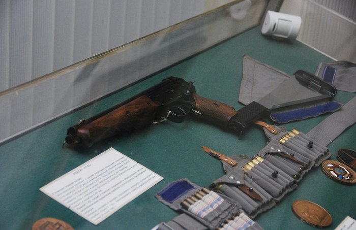 Трехствольный пистолет ТП-82 в Артиллерийском музее Санкт-Петербурга / Фото: was.media.com