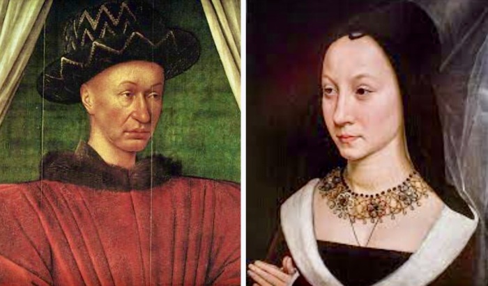 Король Франции Карл VII и Агнесса Сорель